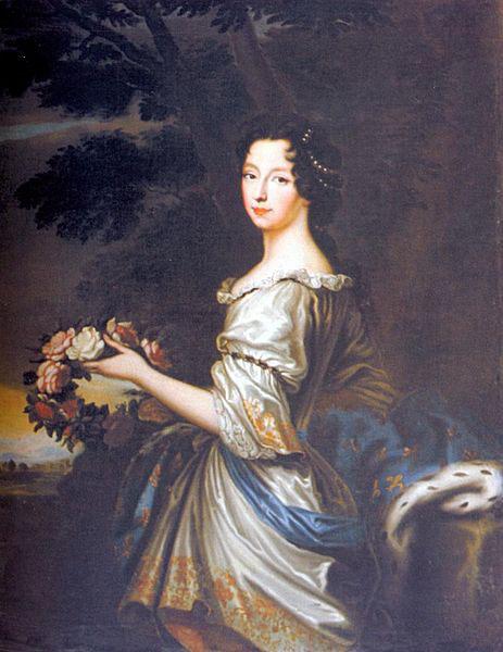 unknow artist Portrait of Anne Marie d'Orleans oil painting image